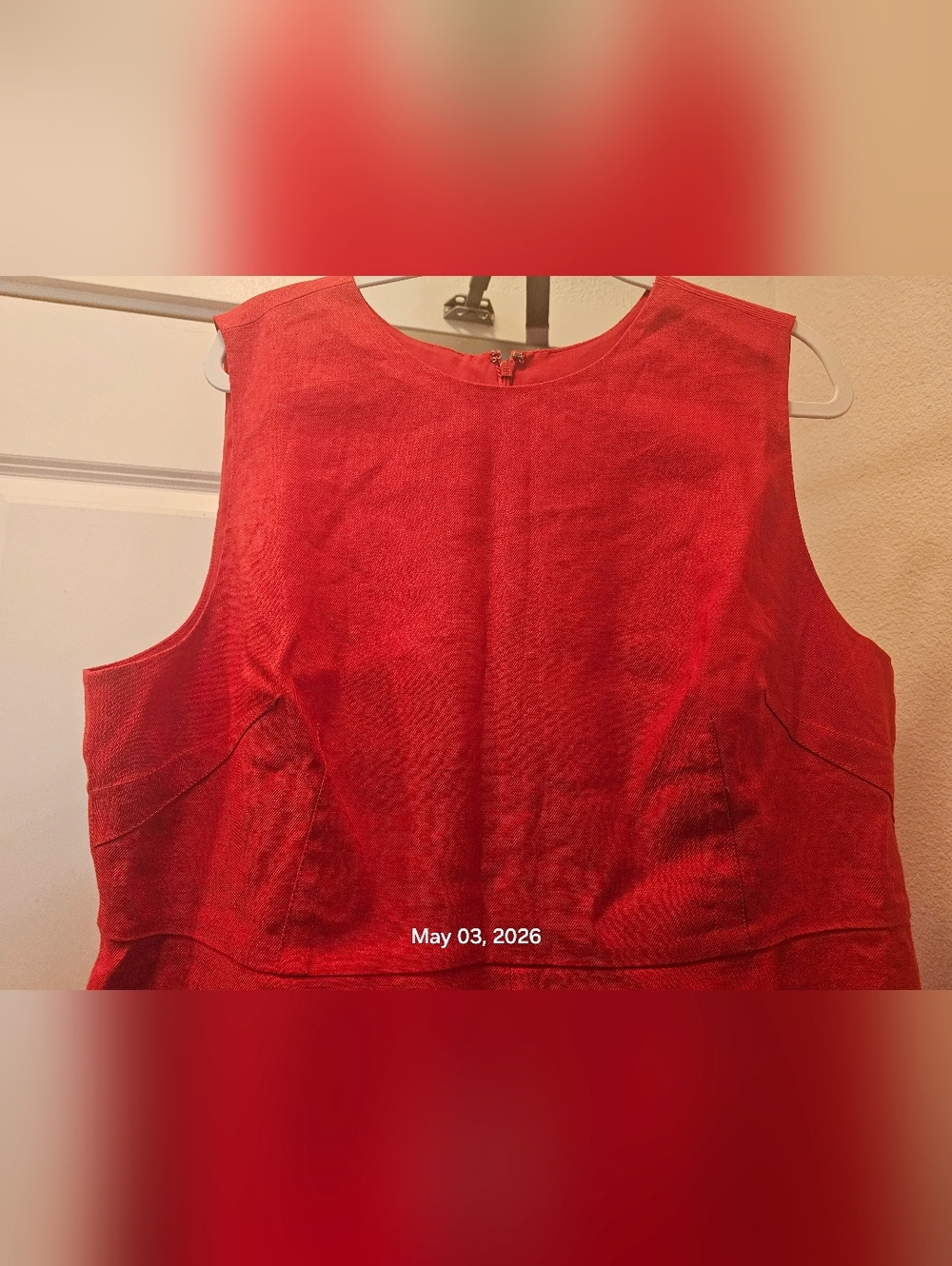 J Crew Sheath Dress - Red EUC